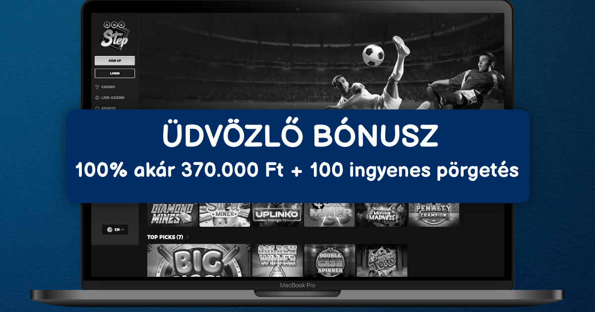 Onestep Casino welcome bonus