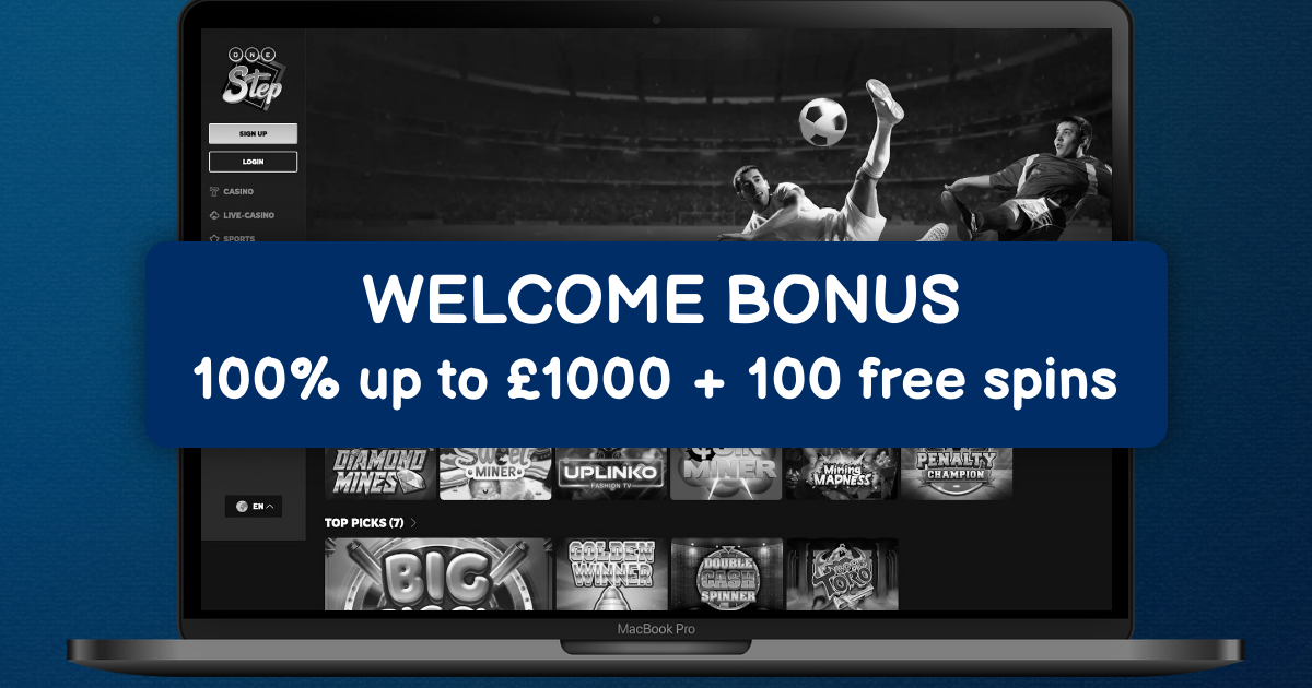 Onestep Casino welcome bonus