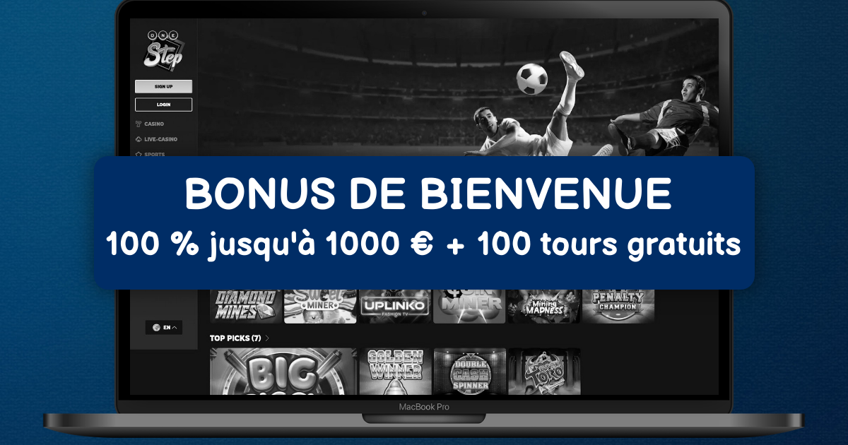 Onestep Casino welcome bonus